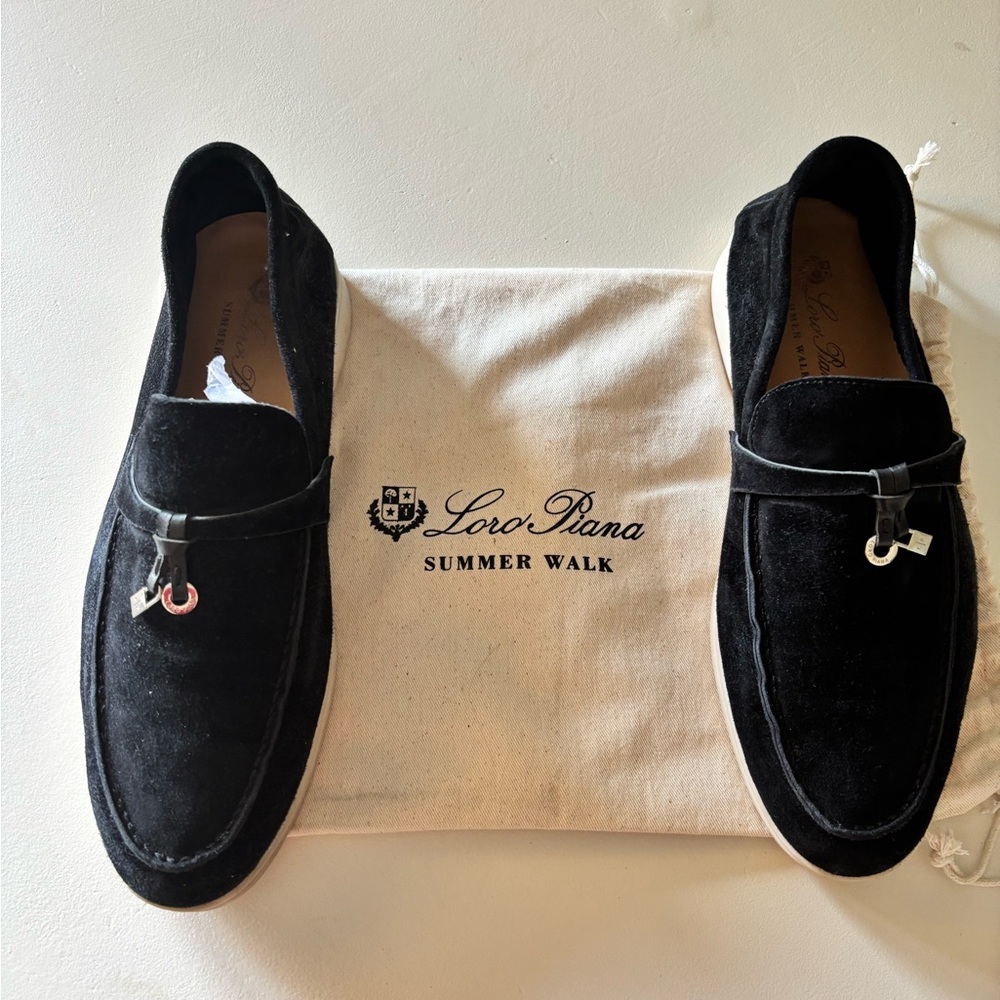 Black Suede Loafers